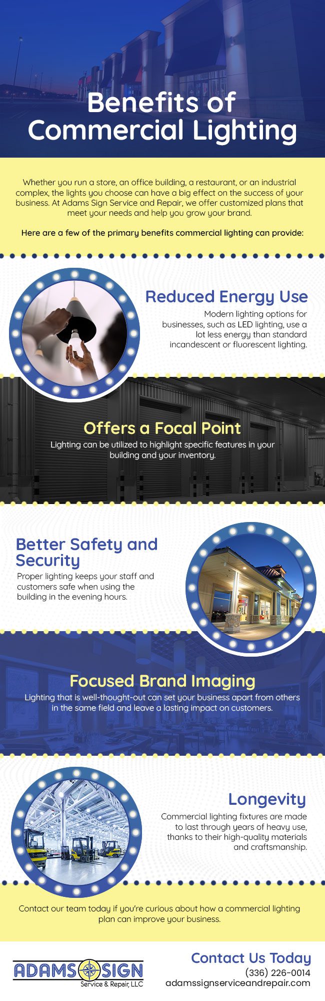 Benefits of Commercial Lighting [infographic]