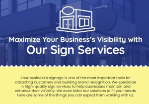 Maximize Your Business’s Visibility with Our Sign Services [infographic]