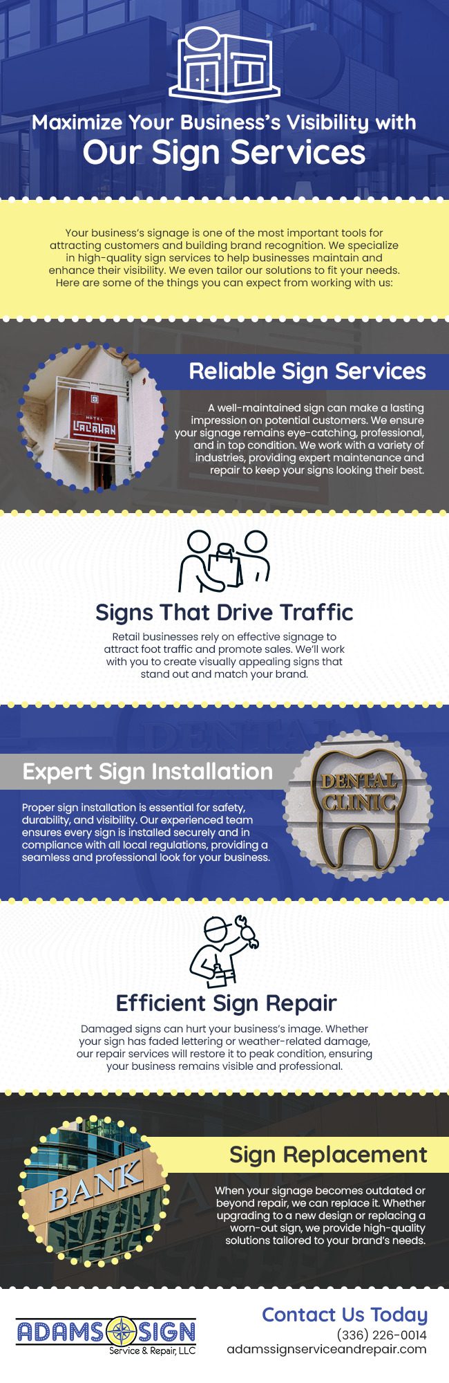 Maximize Your Business’s Visibility with Our Sign Services [infographic]